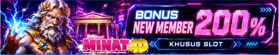 Bonus New Member 200% Minat4D