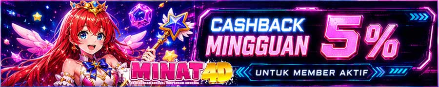 Cashback Mingguan Minat4D