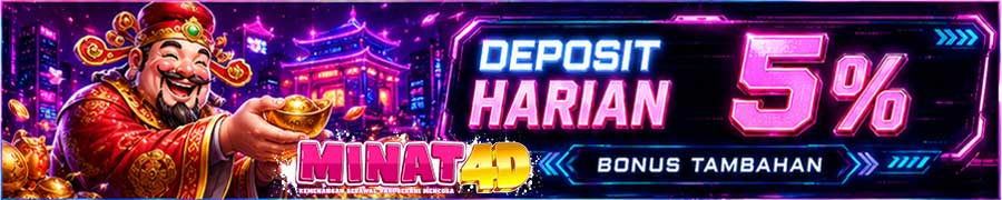 Bonus Deposit Harian Minat4D